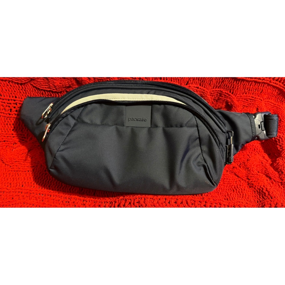Pacsafe Metrosafe LS Anti-Theft Hip Pack Navy Blue Waist Bag Travel Fanny Pack